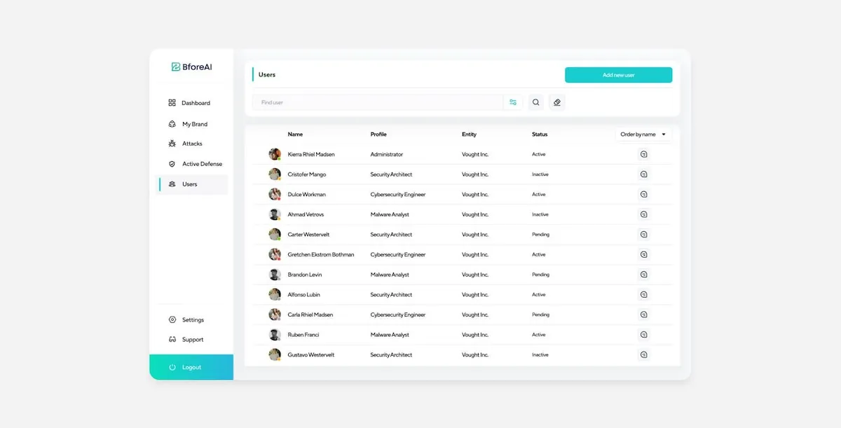 BforeAI Detail View 2